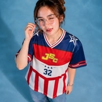 JERSIC - Jersey Basic Navy Merah Number Series 32 Oversize Streetwear Dry Fit Unisex