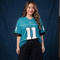 JERSIC - Jersey Basic Biru Tosca Number Series 11 Oversize Streetwear Dry Fit Unisex