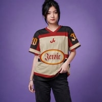 JERSIC - Jersey Basic Khaki Number Series 30 Oversize Streetwear Dry Fit Unisex