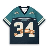 JERSIC - Jersey Basic Navy Number Series 34 Oversize Streetwear Dry Fit Unisex