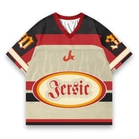 JERSIC - Jersey Basic Khaki Number Series 30 Oversize Streetwear Dry Fit Unisex