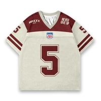 JERSIC - Jersey Basic Khaki Number Series 5 Oversize Streetwear Dry Fit Unisex