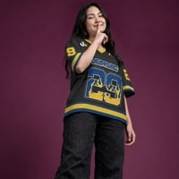 JERSIC - Jersey Basic Hitam Number Series 29 Oversize Streetwear Dry Fit Unisex