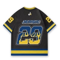 JERSIC - Jersey Basic Hitam Number Series 29 Oversize Streetwear Dry Fit Unisex