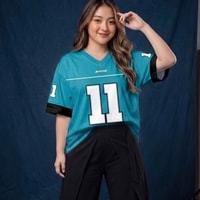JERSIC - Jersey Basic Biru Tosca Number Series 11 Oversize Streetwear Dry Fit Unisex