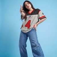JERSIC - Jersey Basic Abu Merah Number Series 4 Oversize Streetwear Dry Fit Unisex