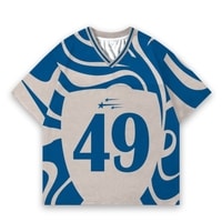 JERSIC - Jersey Basic Biru Number Series 49 Oversize Streetwear Dry Fit Unisex