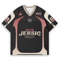 JERSIC - Jersey Basic Hitam Number Series 69 Oversize Streetwear Dry Fit Unisex
