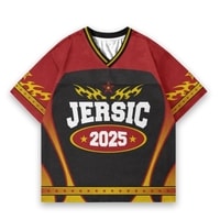 JERSIC - Jersey Basic Merah Number Series 84 Oversize Streetwear Dry Fit Unisex
