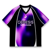 JERSIC - Jersey Y2K Ungu Genesis Worldwide Oversize Streetwear Dry Fit Unisex