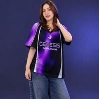 JERSIC - Jersey Y2K Ungu Genesis Worldwide Oversize Streetwear Dry Fit Unisex