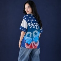 JERSIC - Jersey K-Pop Biru Hearts2Hearts Focus Oversize Streetwear Dry Fit Unisex