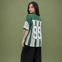 JERSIC - Jersey Basic Hijau Number Series 95 Oversize Streetwear Dry Fit Unisex