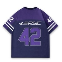 JERSIC - Jersey Basic Ungu Number Series 42 Oversize Streetwear Dry Fit Unisex
