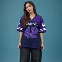 JERSIC - Jersey Basic Ungu Number Series 42 Oversize Streetwear Dry Fit Unisex