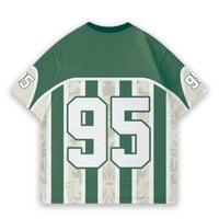 JERSIC - Jersey Basic Hijau Number Series 95 Oversize Streetwear Dry Fit Unisex