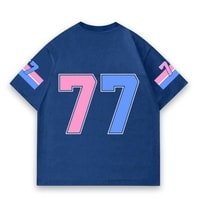 JERSIC - Jersey Basic Navy Number Series 77 Oversize Streetwear Dry Fit Unisex