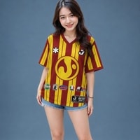 JERSIC - Jersey Skater Kuning Bloodline Yellow Stripe Oversize Streetwear Dry Fit Unisex
