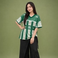JERSIC - Jersey Basic Hijau Number Series 95 Oversize Streetwear Dry Fit Unisex