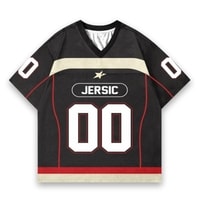 JERSIC - Jersey Basic Hitam Number Series 00 Oversize Streetwear Dry Fit Unisex