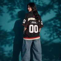 JERSIC - Jersey Basic Hitam Number Series 00 Oversize Streetwear Dry Fit Unisex