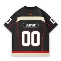JERSIC - Jersey Basic Hitam Number Series 00 Oversize Streetwear Dry Fit Unisex