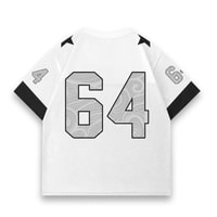 JERSIC - Jersey Basic Putih Number Series 64 Oversize Streetwear Dry Fit Unisex
