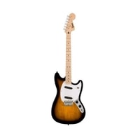 Gitar Elektrik Squier Sonic Mustang White Pickguard Original Varian Warna + Free Setting
