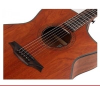 Gitar Akustik Elektrik Bromo BAT4MCE Mahogany Cutway + Free Setting