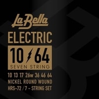 Senar Gitar Elektrik 7 String La Bella HRS 72 10-64 + Free Pick Gitar