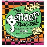 Senar Gitar Elektrik The Bender La Bella B1046 + Free Pick Gitar