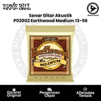 Senar Gitar Akustik Ernie Ball P02002 Earthwood Medium 80/20 Bronze 13-56