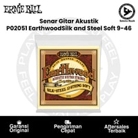 Senar Gitar Akustik Ernie Ball P02051 Earthwood Silk and Steel Soft 12 String Bronze 9-46