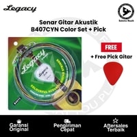 Senar Gitar Akustik Legacy B407CYN Color Set + Pick
