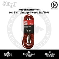 Kabel Instrument Stagg SGC6VT Vintage Tweed 6M/20FT Red