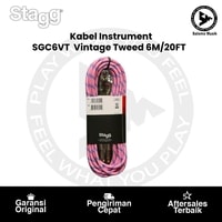 Kabel Instrument Stagg SGC6VT Vintage Tweed 6M/20FT Pink