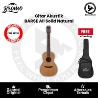 Gitar Akustik Elektrik Bromo BAR6E All Solid Natural + Free Bag