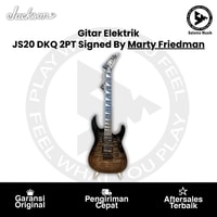 (EXCLUSIVE) Gitar Elektrik Jackson JS Series Dinky JS20 DKQ 2PT Signed By Marty Friedman Original