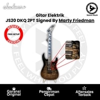 (EXCLUSIVE) Gitar Elektrik Jackson JS Series Dinky JS20 DKQ 2PT Signed By Marty Friedman Original