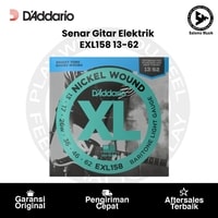 Senar Gitar Elektrik D'Addario EXL158 Nickel-Plated Steel Light Baritone 13-62 Original
