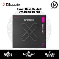Senar Bass Elektrik D'Addario XTB45100 XT Nickel Plated Steel Long Scale Regular Light 45-100 Original