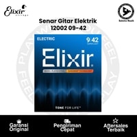 Senar Gitar Elektrik Elixir 12002 Nanoweb Super Light 09-42 Original