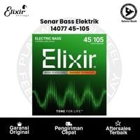 Senar Bass Elektrik Elixir 14077 Nanoweb Medium Long Scale 4-String 45-105