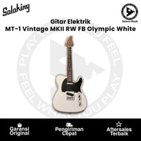 Gitar Elektrik Soloking MT-1 Vintage MKII Roasted Maple Neck Rosewood FB Olympic White