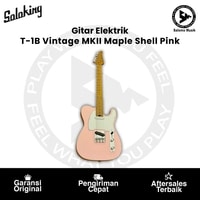 Gitar Elektrik Soloking T-1B Vintage MKII T-Style Roasted Maple Neck FB Shell Pink