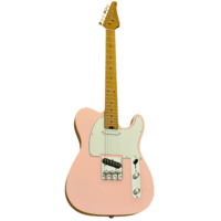 Gitar Elektrik Soloking T-1B Vintage MKII T-Style Roasted Maple Neck FB Shell Pink
