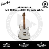 Gitar Elektrik Soloking MS-11 Classic MKII S-Style Gold Hardware Roasted Maple FB Olympic White