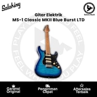 Gitar Elektrik Soloking MS-1 Classic MKII S-Style Blue Burst 5A Flame Top Limited Edition