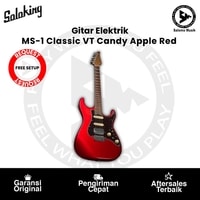 Gitar Elektrik Soloking MS-1 Classic VT S-Style Roasted Maple FB Candy Apple Red