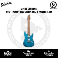 Gitar Elektrik Soloking MS-1 Custom S-Style 24 HSS Flat Top Satin Blue Matte Limited Edition